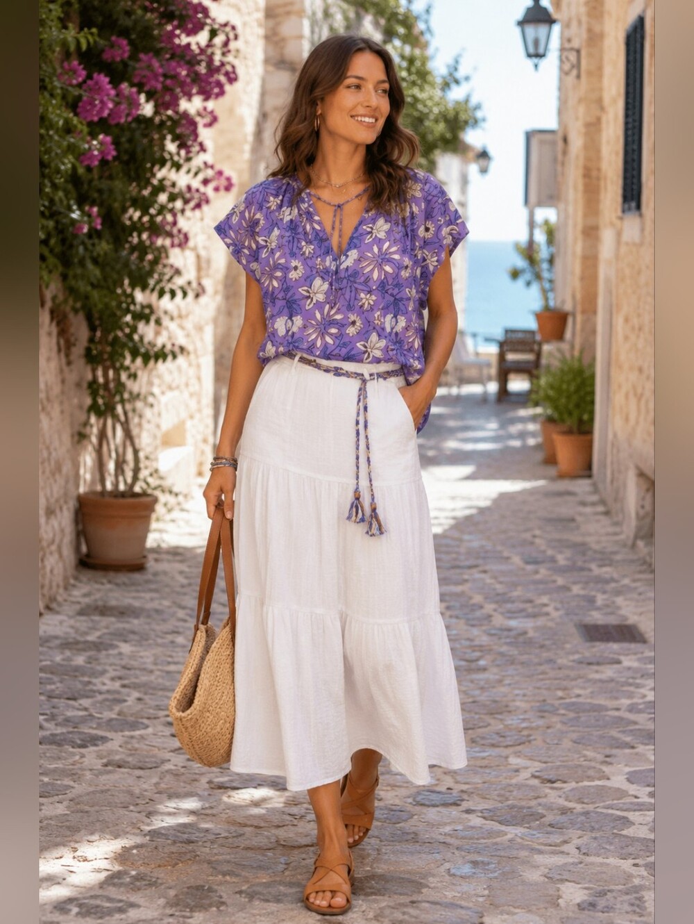 Xirena Dolman Sleeve Floral Tessa Top Resortwear Bohemian Casual Women's S